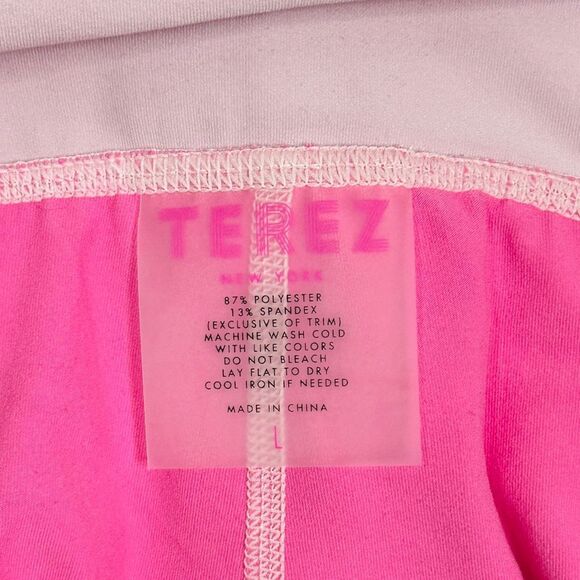 Terez TLC Tennis Dress - White / Pink - Size Large - Picture 7 of 7